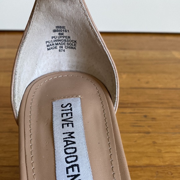 Steve Madden nude block heels - Picture 2 of 3